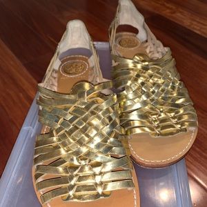 Tory Burch Gold Hurache
